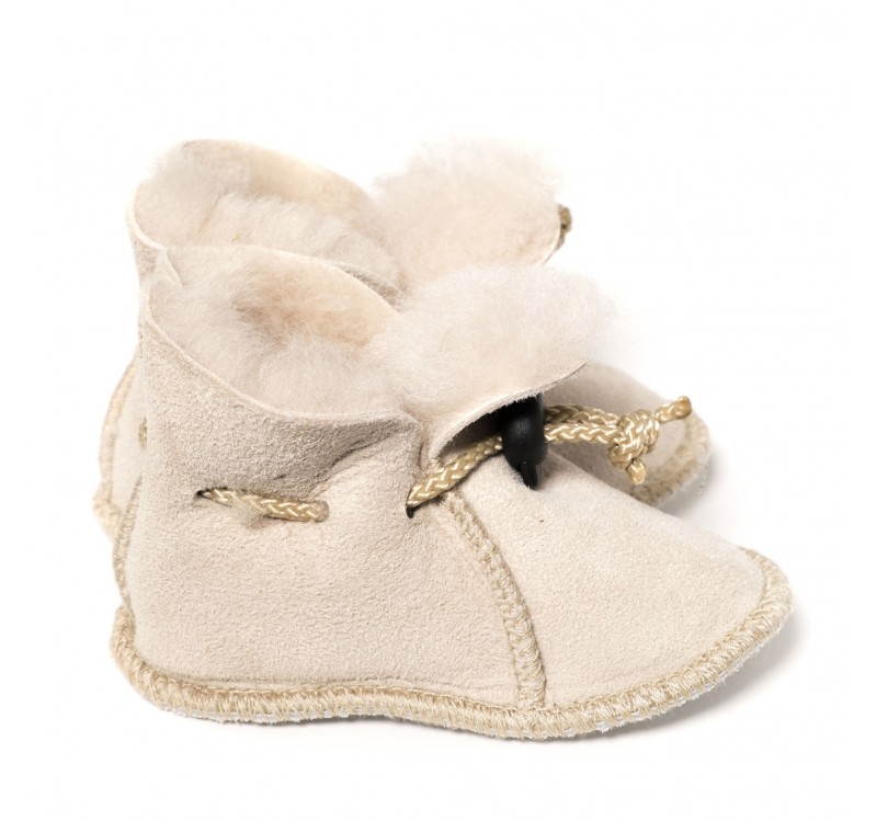 Chaussons bébé Mouton Sablé par C2BB, spécialiste des chaussures