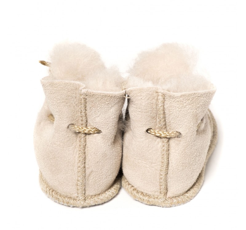 Chaussons bébé Mouton Sablé par C2BB, spécialiste des chaussures/chaussons/chaussettes  pour bébés et enfants